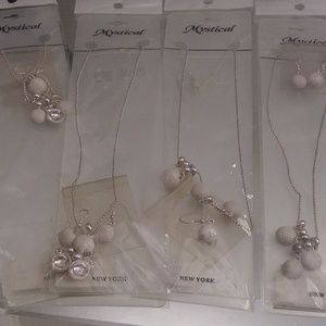 NWTS I LOVE GOLF 5 EARRINGS & 5 NECKLACES B226